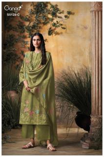 Ganga tanisha 5129 kolkata dress material wholesale market